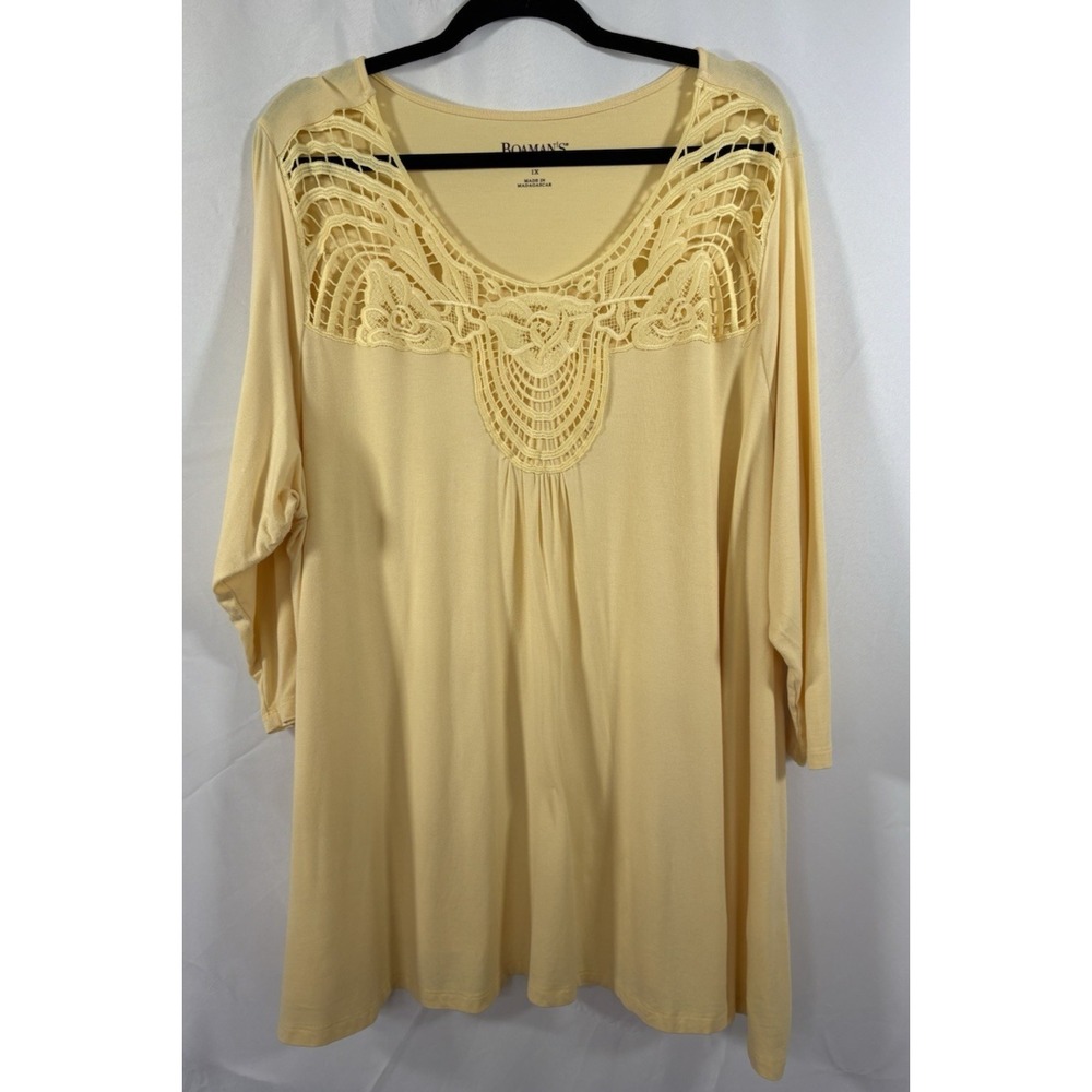 Roaman's top size 1x 22/24‎ tunic long sleeve